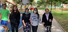 תיכון אלון מציין את יום ההליכה הבינלאומי ביחד עם מועדון הגימלאים